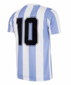 Alternative view of Diego Maradona X Copa Argentina 1986 Retro Home Jersey