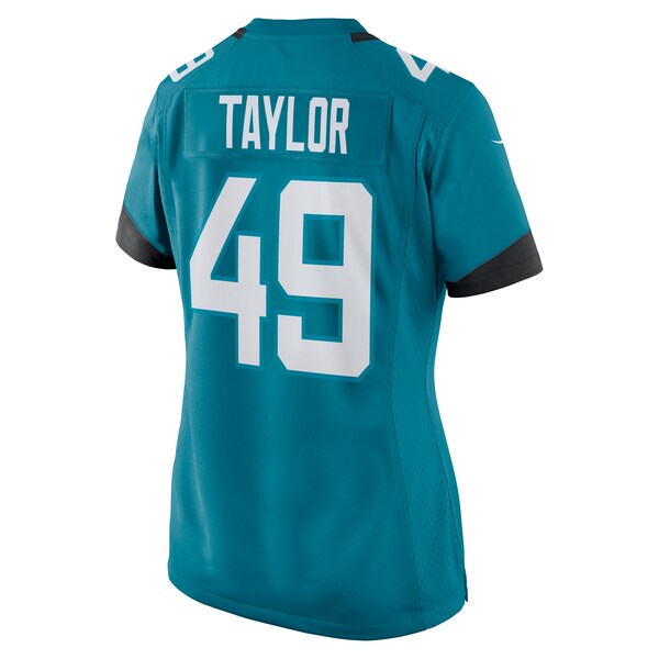 Leonard Taylor Jacksonville Jaguars Nike Women's Game Jersey - Teal - Image 3