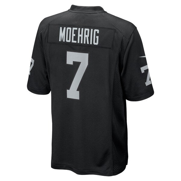 Tre'von Moehrig Las Vegas Raiders Nike Team Game Jersey - Black - Image 3