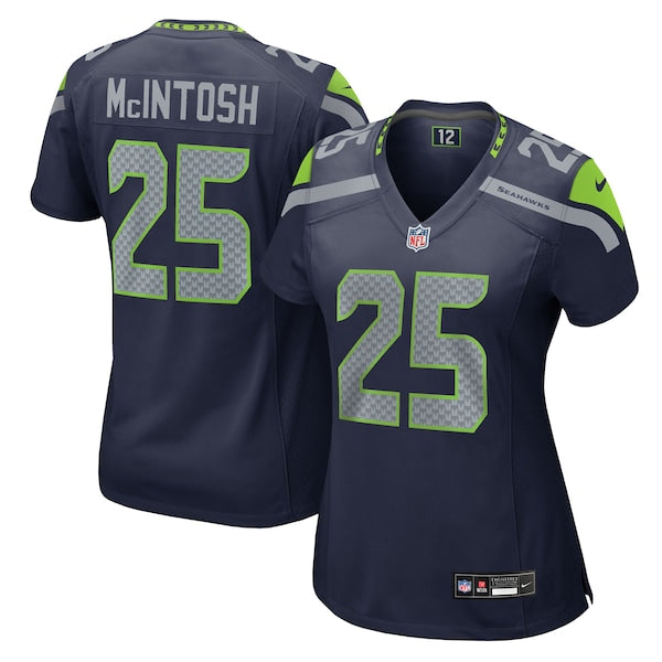 Kenny McIntosh Seattle Seahawks Nike Women's Team Game Jersey - College Navy/Navy - Image 5