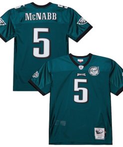 Donovan McNabb Philadelphia Eagles 2007 Authentic Throwback Retired Player Jersey - Midnight Green