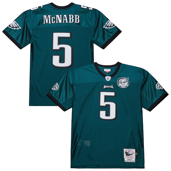 Donovan McNabb Philadelphia Eagles 2007 Authentic Throwback Retired Player Jersey - Midnight Green