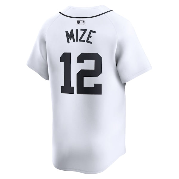 Casey Mize Detroit Tigers Nike Home Limited Player Jersey - White - Image 3