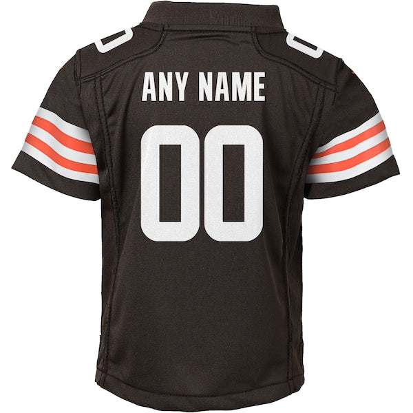 Nike Cleveland Browns Youth Custom Game Jersey - Brown - Image 3