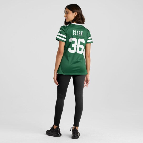 Chuck Clark New York Jets Nike Women's Team Game Jersey - Legacy Green - Image 3