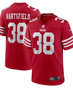 Myles Hartsfield San Francisco 49ers Nike Game Player Jersey - Scarlet