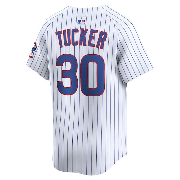 Kyle Tucker Chicago Cubs Nike Home Limited Player Jersey - White - Image 3