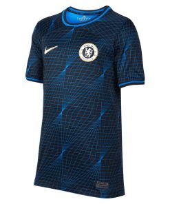 Alternative view of Reece James Chelsea Nike Youth 2023/24 Away Stadium Replica Player Jersey - Navy