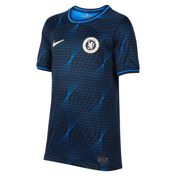 Reece James Chelsea Nike Youth 2023/24 Away Stadium Replica Player Jersey - Navy - Image 2