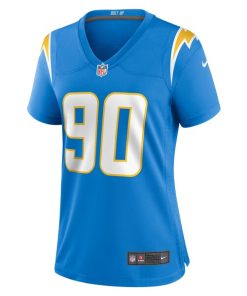 Alternative view of Brevin Allen Los Angeles Chargers Nike Women's Team Game Jersey -  Powder Blue
