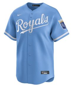 Alternative view of Kansas City Royals Nike  Alternate Limited Jersey?¨C Light Blue