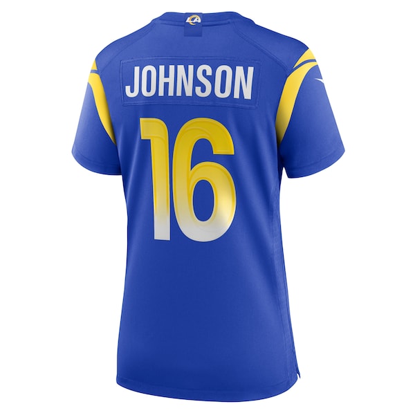 Tyler Johnson Los Angeles Rams Nike Women's Team Game Jersey - Royal - Image 3