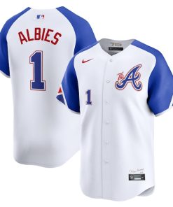 Ozzie Albies Atlanta Braves Nike City Connect Limited Player Jersey - White