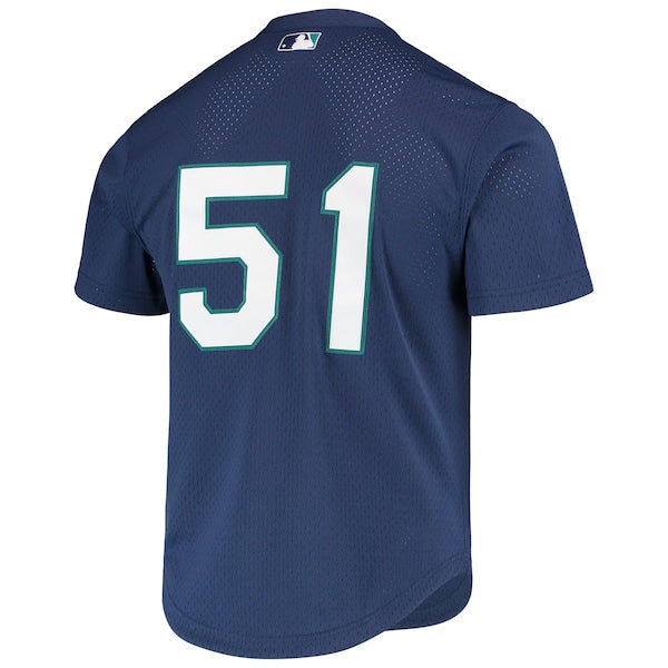 Ichiro Suzuki Seattle Mariners Cooperstown Collection Mesh Batting Practice Jersey - Royal - Image 3