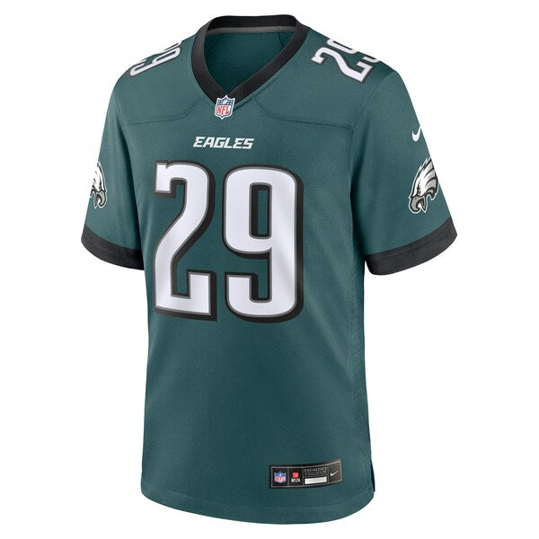 AJ Dillon Philadelphia Eagles Nike Team Game Jersey - Midnight Green - Image 2