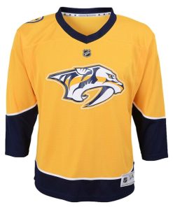 Alternative view of Nashville Predators Preschool Home Replica Custom Jersey - Yellow