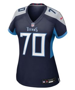 Alternative view of Kevin Zeitler Tennessee Titans Nike Women's Team Game Jersey -  Navy