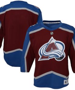 Colorado Avalanche Youth Home Blank Replica Jersey - Burgundy