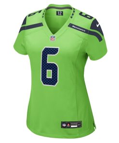 Alternative view of Quandre Diggs Seattle Seahawks Nike Women's  Game Jersey - Neon Green
