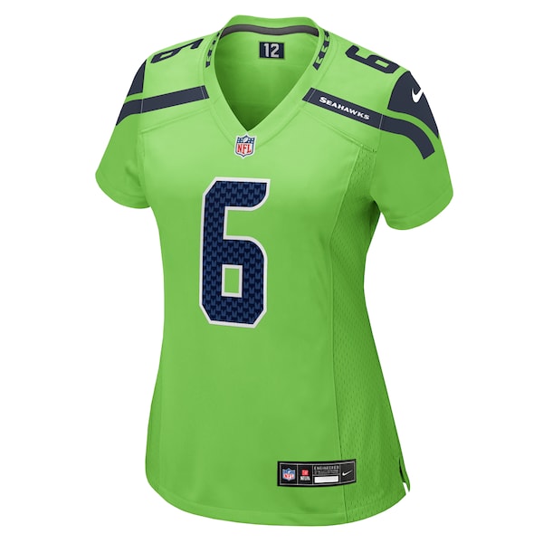 Quandre Diggs Seattle Seahawks Nike Women's Game Jersey - Neon Green - Image 2