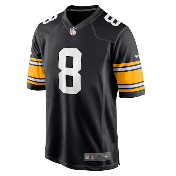 Kenny Pickett Pittsburgh Steelers Nike Player Alternate Game Jersey - Black - Image 3