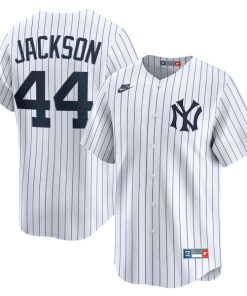 Reggie Jackson New York Yankees Nike Throwback Cooperstown Collection Limited Jersey - White