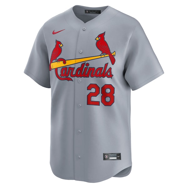 Nolan Arenado St. Louis Cardinals Nike Away Limited Player Jersey - Gray/White - Image 3