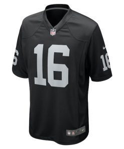 Alternative view of Jakobi Meyers Las Vegas Raiders Nike Game Player Jersey - Black