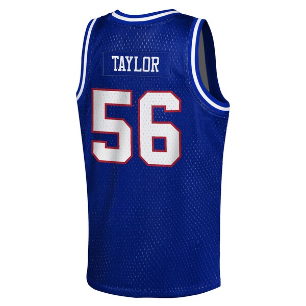 Lawrence Taylor New York Giants Youth Retired Player NFL Basketball Fashion Jersey - Royal - Image 3