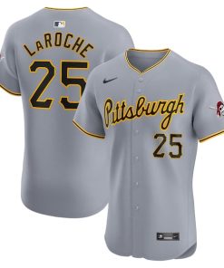 Adam LaRoche Pittsburgh Pirates Nike Road Elite Player Jersey - Gray