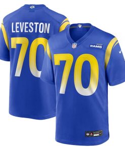 KT Leveston Los Angeles Rams Nike Team Game Jersey -  Royal