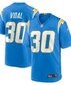 Kimani Vidal Los Angeles Chargers Nike Team Game Jersey -  Powder Blue
