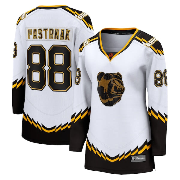 David Pastrnak Boston Bruins Women's Special Edition 2.0 Breakaway Player Jersey - White