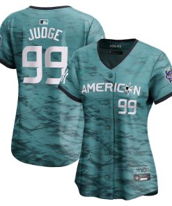 Aaron Judge American League Nike Women's 2023 MLB All-Star Game Limited Player Jersey - Teal
