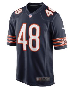 Alternative view of Patrick Scales Chicago Bears Nike Game Jersey - Navy