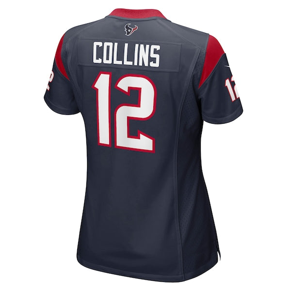 Nico Collins Houston Texans Nike Women's Game Jersey - Navy - Image 3