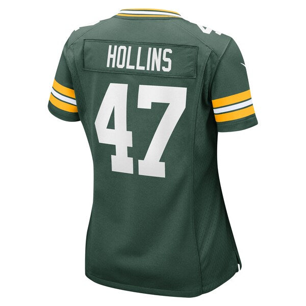 Justin Hollins Green Bay Packers Nike Women's Home Game Player Jersey - Green - Image 3