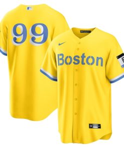 Alex Verdugo Boston Red Sox Nike City Connect Replica Player Jersey - Gold