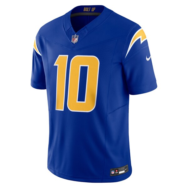 Justin Herbert Los Angeles Chargers Nike Vapor F.U.S.E. Limited Jersey - Royal/Navy/Powder Blue/White - Image 3