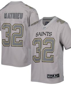 Tyrann Mathieu New Orleans Saints Nike Youth Atmosphere Game Jersey - Gray