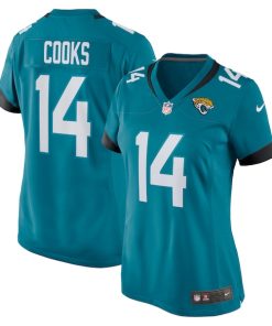 Elijah Cooks Jacksonville Jaguars Nike Women's Team Game Jersey -  Teal