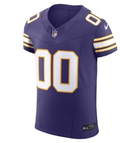 Alternative view of Minnesota Vikings Nike Vapor F.U.S.E. Elite Custom Jersey - Purple