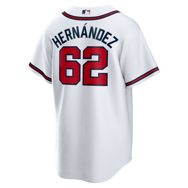 Daysbel Hernandez Atlanta Braves Nike Home Replica Jersey - White - Image 3