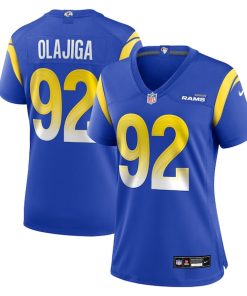 David Olajiga Los Angeles Rams Nike Women's Team Game Jersey -  Royal