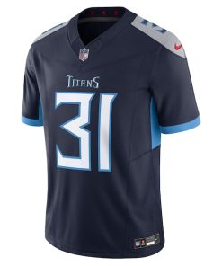 Alternative view of Kevin Byard Tennessee Titans Nike Vapor F.U.S.E. Limited Jersey - Navy