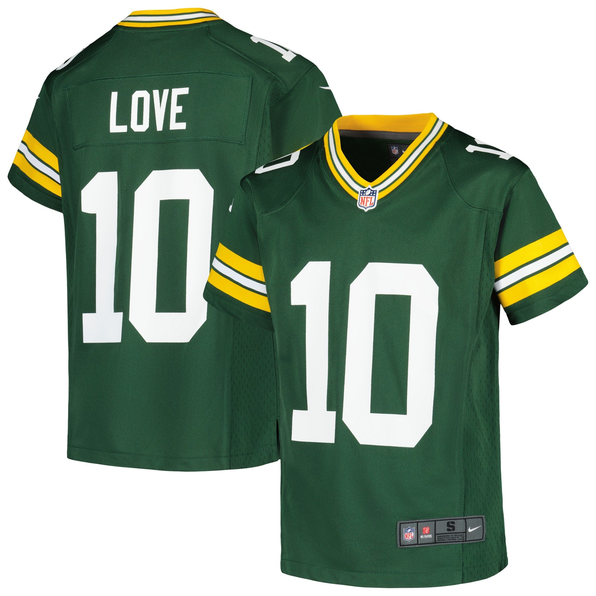 Jordan Love Green Bay Packers Nike Youth The 1923 Classic Game Jersey - Navy/White/Green - Image 7