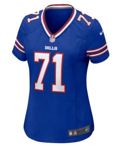 Alternative view of Ryan Bates Buffalo Bills Nike Women's Game Jersey - Royal