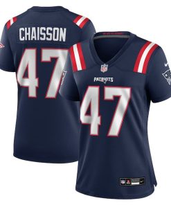 K'Lavon Chaisson New England Patriots Nike Women's Team Game Jersey -  Navy