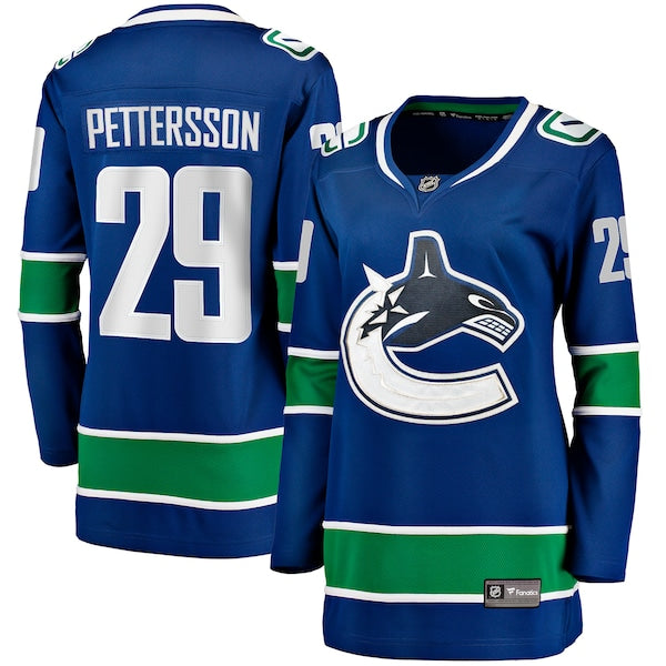 Marcus Pettersson Vancouver Canucks Women's Home Breakaway Player Jersey - Blue