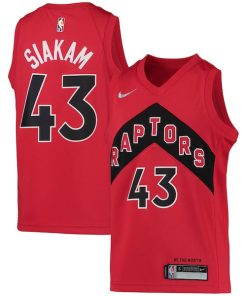 Pascal Siakam Toronto Raptors Nike Youth 2021/22 Diamond Swingman Jersey - Icon Edition - Red